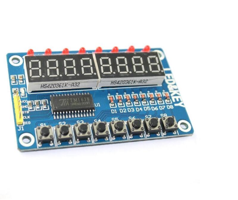 Modulo Display Siete Segmentos Tm1638 X8 Para Arduino