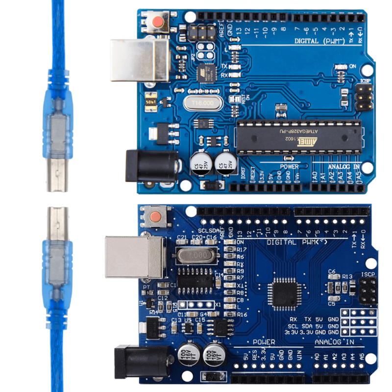 Arduino Uno R3 Mega328p Con Cable