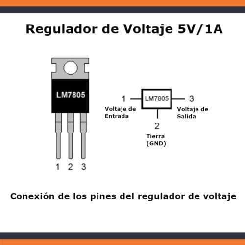 Regulador de voltaje positivo 5V/1A