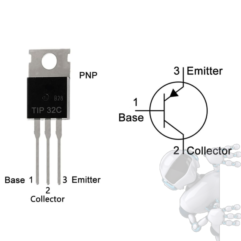 Transistor PNP de media potencia TIP32C - Imagen 6