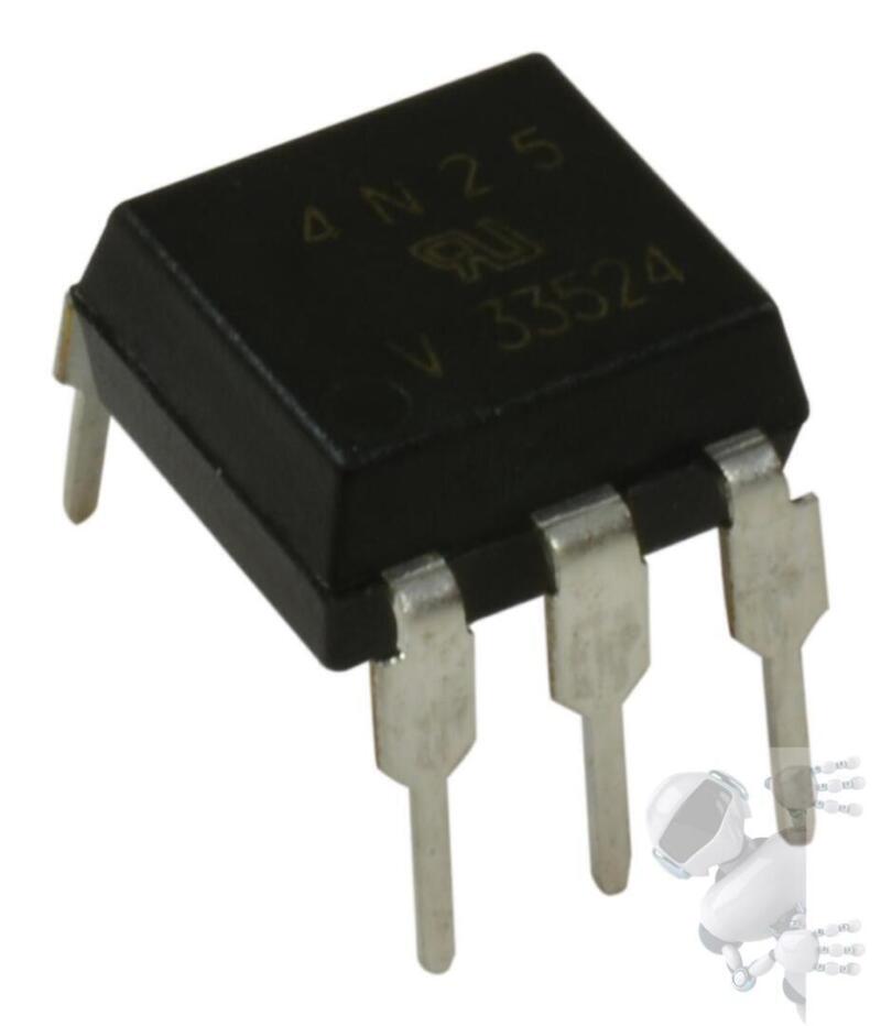 Kit 2 Optoacoplador 4N25 Con Salida Fototransistor - Imagen 3