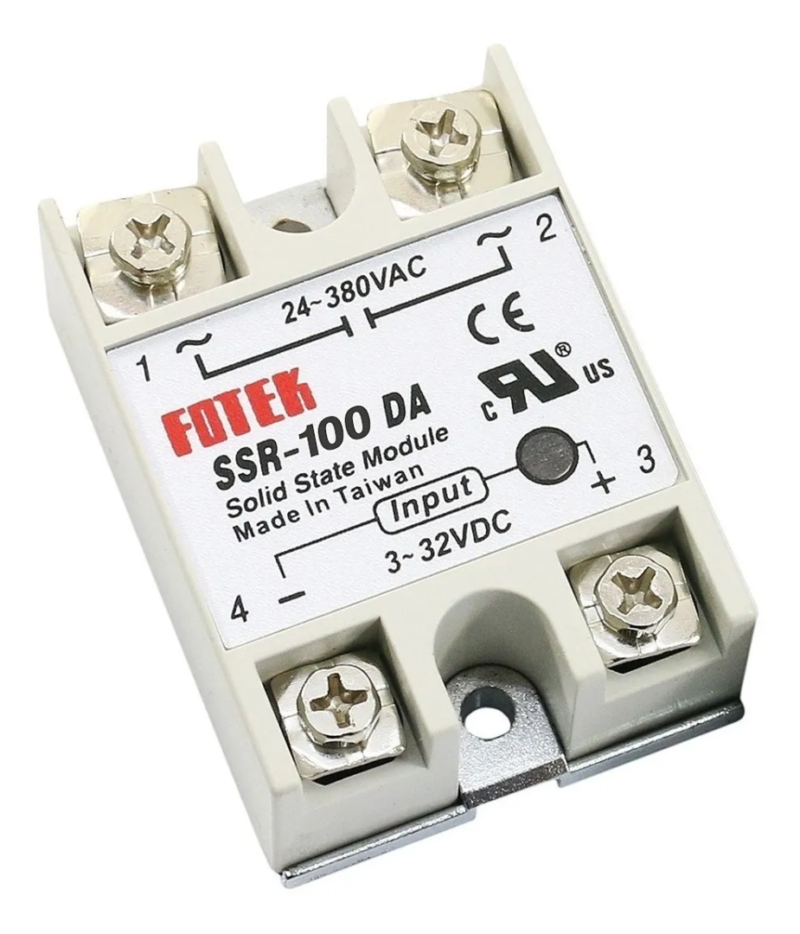 Rele De Estado Solido Ssr-100 Da 100a 24-380vac Fotek