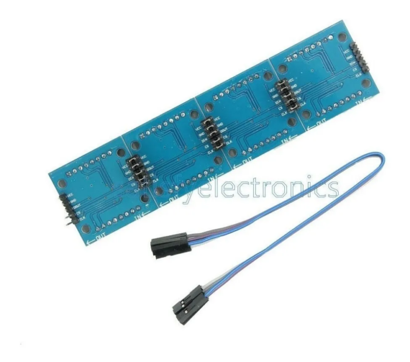 Matriz Led 8x8x4 Digitos Max7219 Para Arduino - Imagen 2