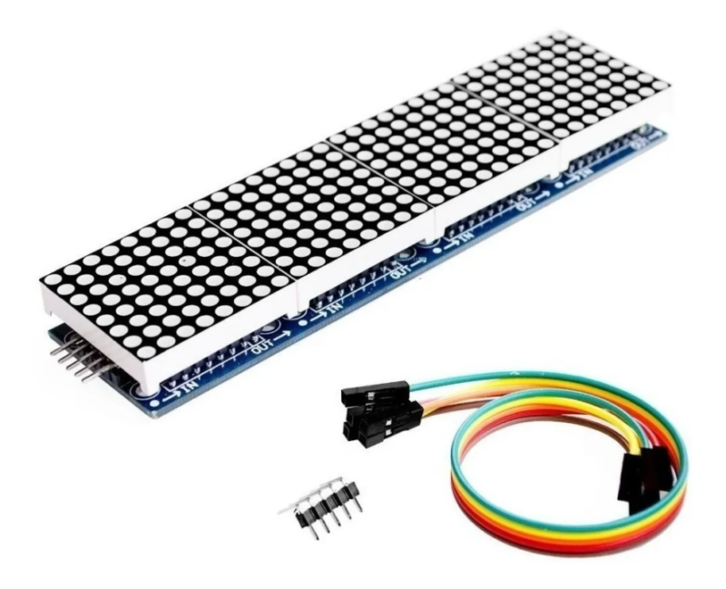 Matriz Led 8x8x4 Digitos Max7219 Para Arduino