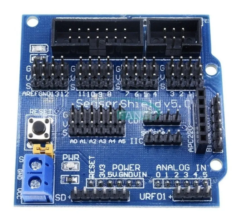 Sensor Shield V5 Tarjeta De Expansión Arduino Uno Mega - Imagen 3