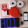 Kit Turnero Inalambrico Digiturno Publicitario Aviso Led Organizador de colas turno