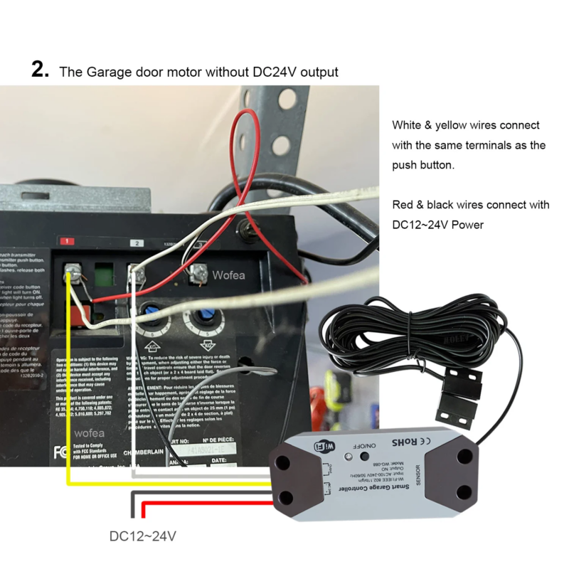 Control De Garaje Wifi 12a24vdc, Wrok, Alexa Y Google Home - Imagen 6