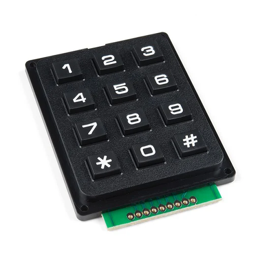 Teclado Matricial Profesional 3x4 Formato PCB 12 Teclas - Imagen 2